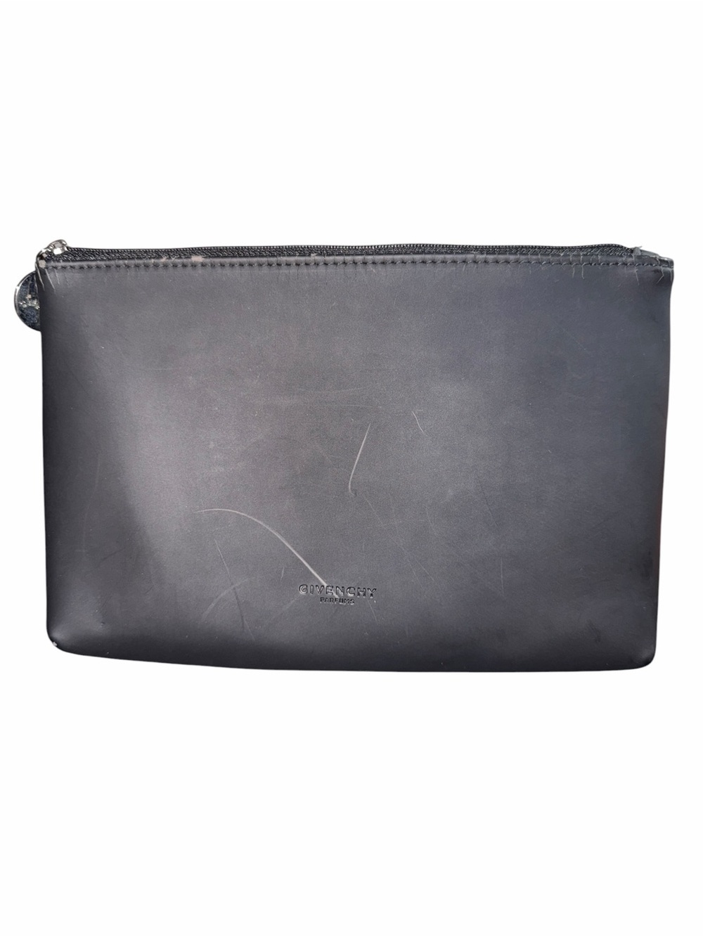 Givenchy Black Leather Toiletry Pouch